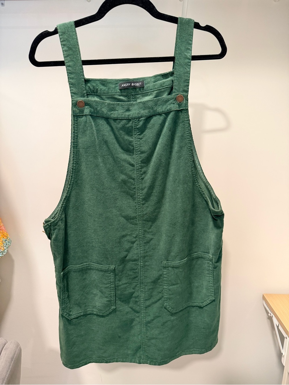 Angry Rabbit Forest Green Cotton Overall